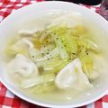クック61RXA7☆'s cooksnap of when they made 水餃子スープ.