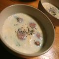 komugiko4's cooksnap of when they made 味噌＆クリチでウインナーのミルクスープ♪.
