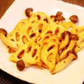 Dellaたん's cooksnap of when they made 蓮根としめじのバター炒め。カレー風味♪.