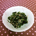 龍青空ママ's cooksnap of when they made わかめとしらすのごま油炒め.
