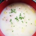 がとねぐろ's cooksnap of when they made 簡単＊白菜とベーコンのミルクスープ.