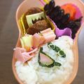 KiiroMoMo's cooksnap of when they made ウィスパー☆キャラ弁.