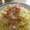 セイラ2001's cooksnap of when they made ボウルひとつで混ぜるだけ♡カルボナーラ.