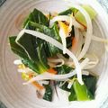 ronnron's cooksnap of when they made おうち料亭♪簡単！三色彩りお浸し☆.