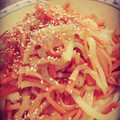 gomoe's cooksnap of when they made 大根と人参の甘めのきんぴら.