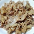 にぃもちゃん's cooksnap of when they made 豚コマとレンコンのきんぴら.