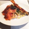 miamaiko's cooksnap of when they made 簡単！サーモンとアスパラのクリームパスタ.