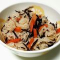 akari＊515's cooksnap of when they made 人参、ごぼう、ひじきの炊き込みご飯.