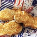 rakuliku's cooksnap of when they made “いちご”入り　白い【たい焼き】.