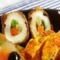 gaibo's cooksnap of when they made おせちに☆三色野菜のちくわ牛肉巻き.