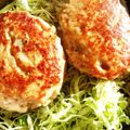 ばばりーん's cooksnap of when they made 鶏ごぼうバーグ.