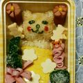 ma___111's cooksnap of when they made おやすみクマちゃん弁当.