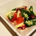 akomanman's cooksnap of when they made タコとトマトの爽やかレモンマリネ♪.