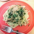 aami♪'s cooksnap of when they made アボカドの和風きのこパスタ.
