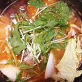 ニャロメ（ΦωΦ）'s cooksnap of when they made ぶりときのこのうま辛スタミナ鍋～☆.