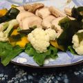 の〜り〜's cooksnap of when they made カリフラワーとわかめのサラダ.