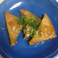 ひなちゃん2号's cooksnap of when they made 肉詰め厚揚げ♪.