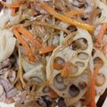 すずらんﾁｬﾝ's cooksnap of when they made 蓮根！豚肉！糸こん！ヘルシー生姜炒め.
