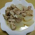 書セラピスト流香's cooksnap of when they made 大根と豚バラのあっさり煮.