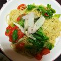 森近真由美's cooksnap of when they made トマトとレタスのパスタ♪.