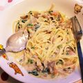 あったん☆'s cooksnap of when they made 米粉で♪豆乳きのこの味噌クリームパスタ☆.
