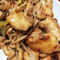 りなかん's cooksnap of when they made 鶏ときのこのこんがりぽん炒め.