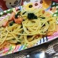 まみたんす's cooksnap of when they made 鮭とほうれん草のクリームパスタ.