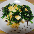 tamapo's cooksnap of when they made 簡単！美味しい！ほうれん草と卵の炒め.