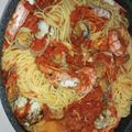 花梨☆慶太's cooksnap of when they made 海老とあさりの贅沢トマトクリームパスタ.
