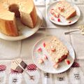 りとる146's cooksnap of when they made ノンオイル♪たっぷり苺のシフォンケーキ.