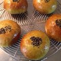 果樹709's cooksnap of when they made 抹茶あんぱん.