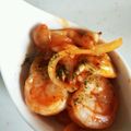 izumi82's cooksnap of when they made ❁ｴﾋﾞのｹﾁｬｯﾌﾟ炒め❁.