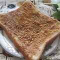 miyuki12's cooksnap of when they made 蜂蜜きな粉トースト.