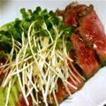 [*asuka*]'s cooksnap of when they made ひと手間がおいしい、牛肉のたたき.