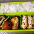 ずーぷー's cooksnap of when they made ほうれん草としめじのバター柚子胡椒★弁当.