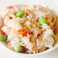はっつみん's cooksnap of when they made 簡単♪えだ豆と鮭のまぜご飯＊お弁当にも◎.