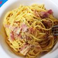 ピンクlotus's cooksnap of when they made 全卵お手軽カルボナーラ.