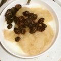 toshiebaba's cooksnap of when they made りんごとレーズンのヨーグルトサンデー.