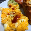 takabon's cooksnap of when they made 簡単にふわとろスクランブルエッグ♡.