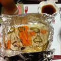 YUMAKIのママ♡'s cooksnap of when they made トースターで簡単★鮭のホイル焼き　.