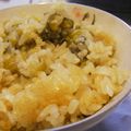 フシッチェ's cooksnap of when they made 栄養満点♡大根葉とじゃこの炊き込みご飯.