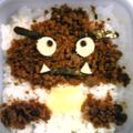 ぱんだにゃん's cooksnap of when they made キャラ弁☆スーパーマリオのくりぼう♡.
