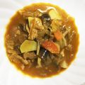 RoomA's cooksnap of when they made 茄子とベーコンのトマトスープ.