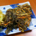 かみなりだき's cooksnap of when they made 若ごぼうともずくのかき揚げ.