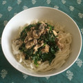 カミジョ's cooksnap of when they made サバ水煮缶とほうれん草のパスタ.