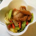 kayojin's cooksnap of when they made いつもの常備菜　油麩とキャベツの煮びたし.