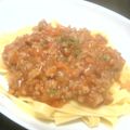 nickylove's cooksnap of when they made 簡単☆ミートソースパスタ.