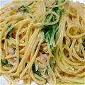 ぼんぼん東京で元気's cooksnap of when they made 水菜とツナのパスタ.