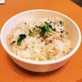 ぶんぶん＊'s cooksnap of when they made ゴマ香る♪大根の葉とじゃこのご飯.
