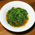 stk23's cooksnap of when they made 豆苗（とうみょう）のシンプル炒め.